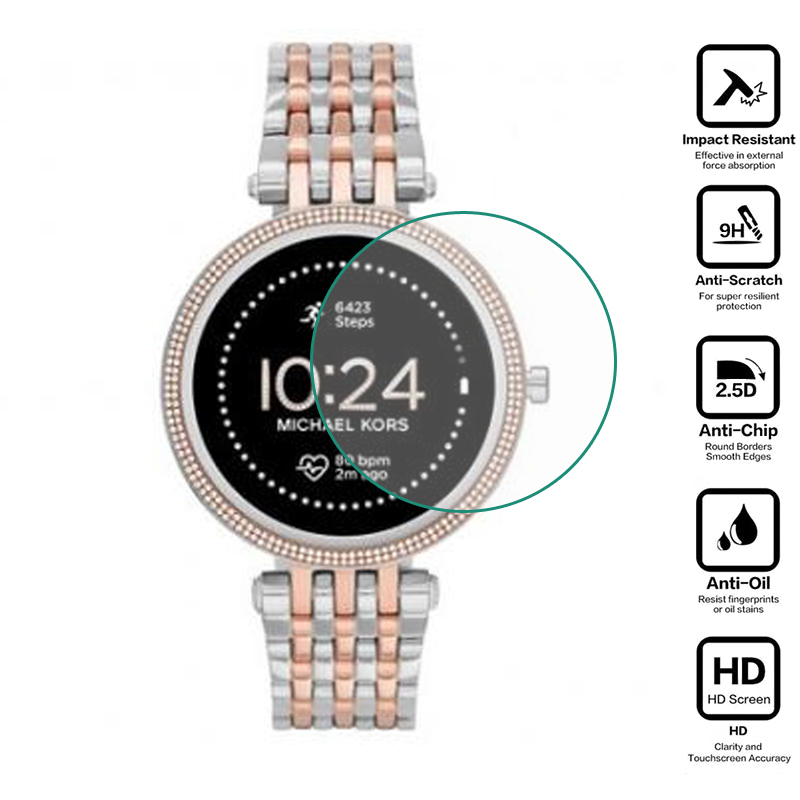 Smartwatch Watches Michael Kors - Pellicola protettiva in vetro temperato per