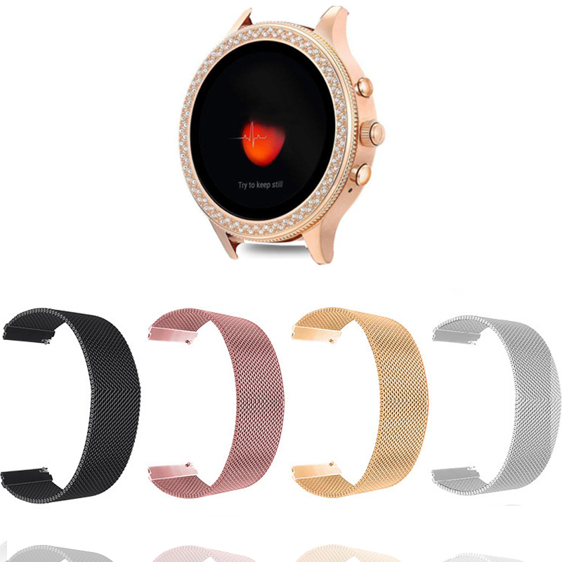 Fossil Watches Smartwatch Gen 3 - Cinturino ad anello Milanese da 18MM