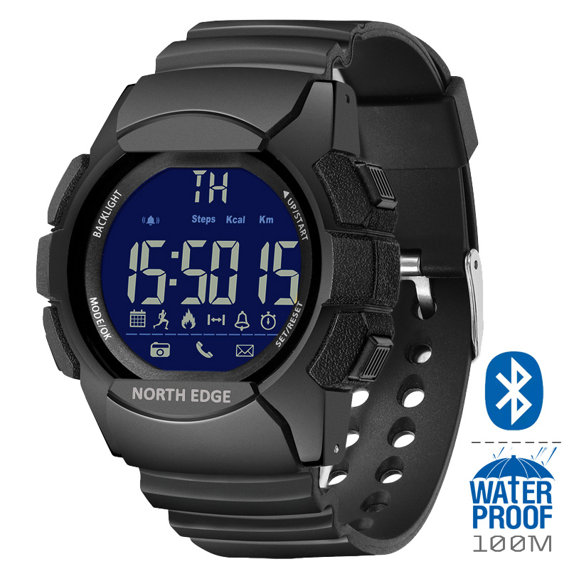 Smartwatch Digital Watches For Men - NORTH EDGE AK 100M Smartwatch Sportivo
