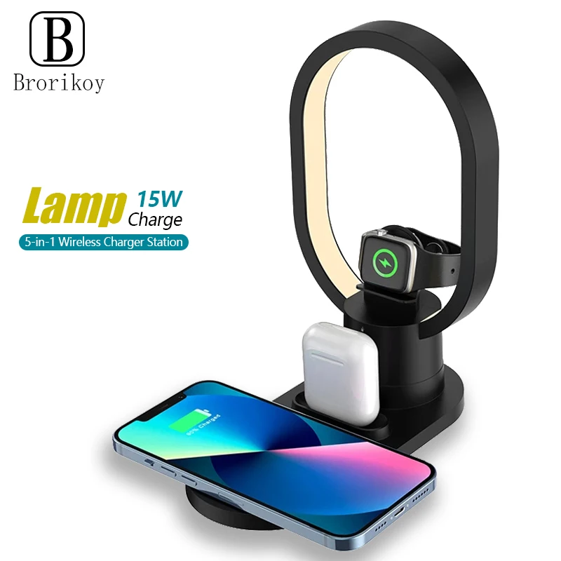 Watch Watch Xs - Caricabatterie wireless per luce notturna 4in1