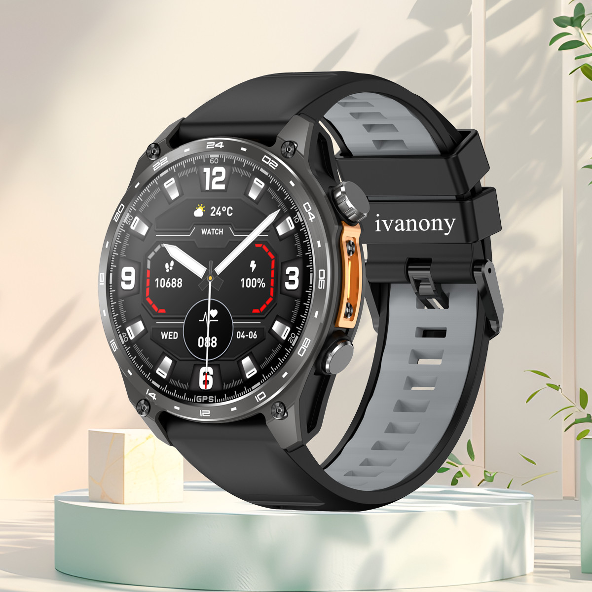 Smartwatch Watch Whatsapp - 3ATM Impermeabile Sport Smartwatch Supporto Whatsapp