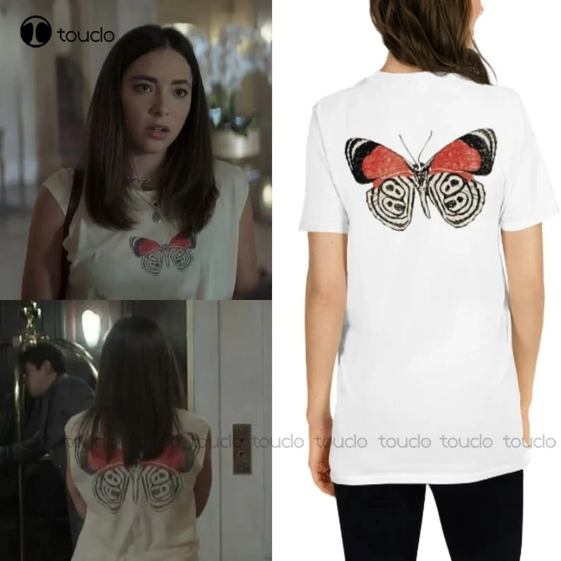 Watch Watch Xs - T-shirt con farfalla di straccio e