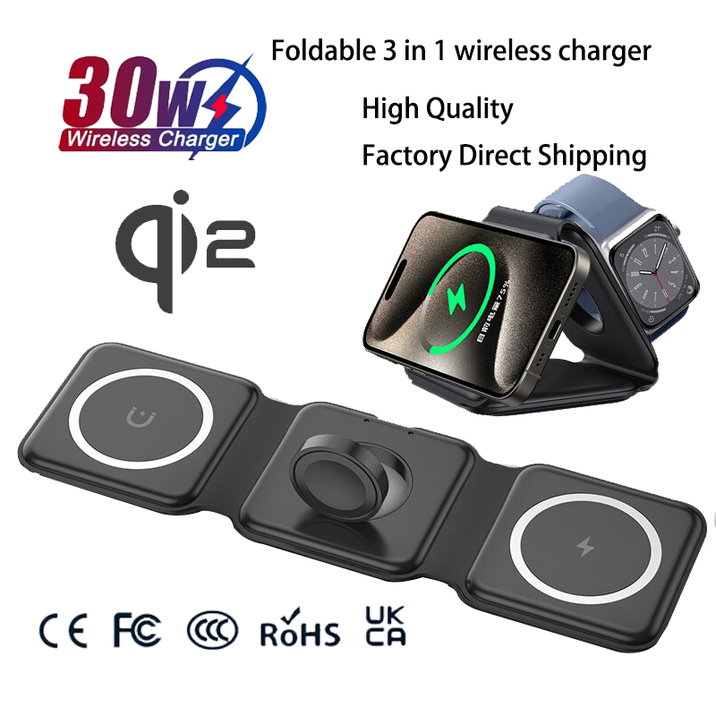 Smartwatch Oppo Watch - Stazione di Ricarica Magnetica Pieghevole Universale