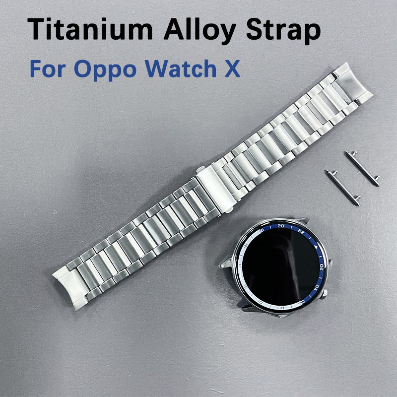 Smartwatch Oppo Watch - Cinturino in lega di titanio senza