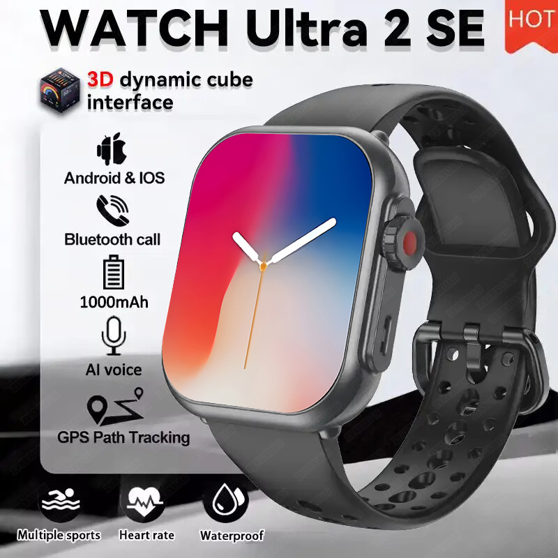 Smartwatch Watches For Men With Gps - Orologio Ultra K62 Uomo Donna 1000mAh
