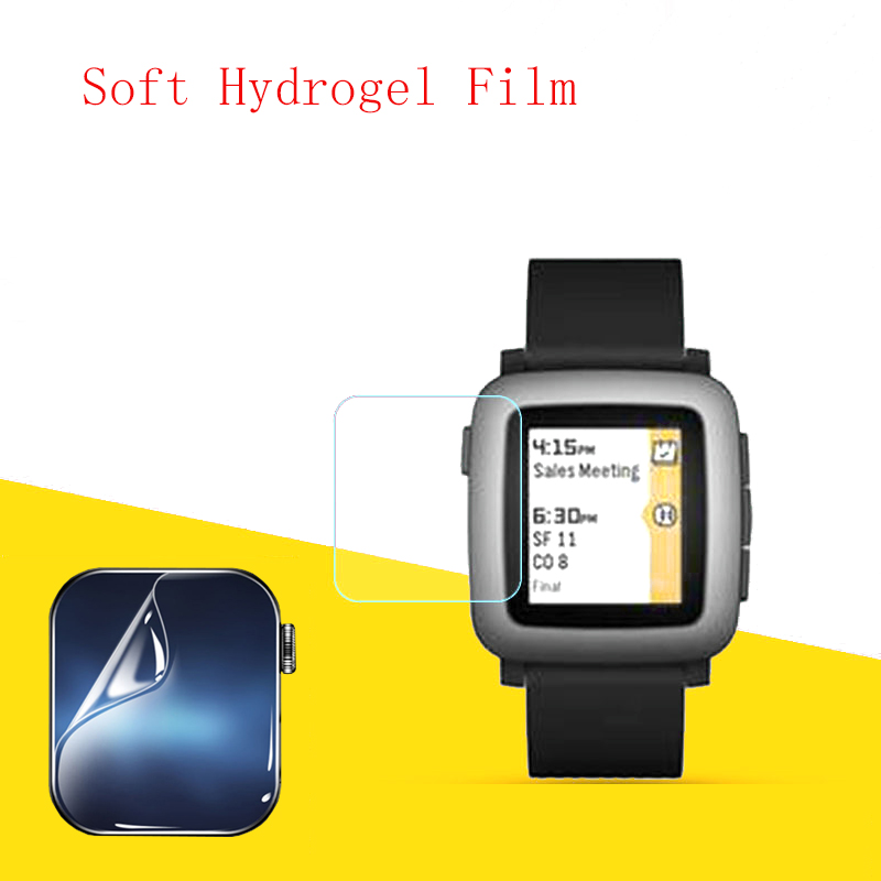 Smartwatch Pebble Watches - Pellicola morbida idrogel trasparente HD trasparente
