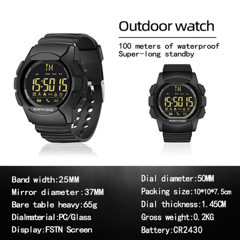 NORTH EDGE AK 100M Smartwatch  - Smartwatch Digital Watches For Men recensione e prezzo