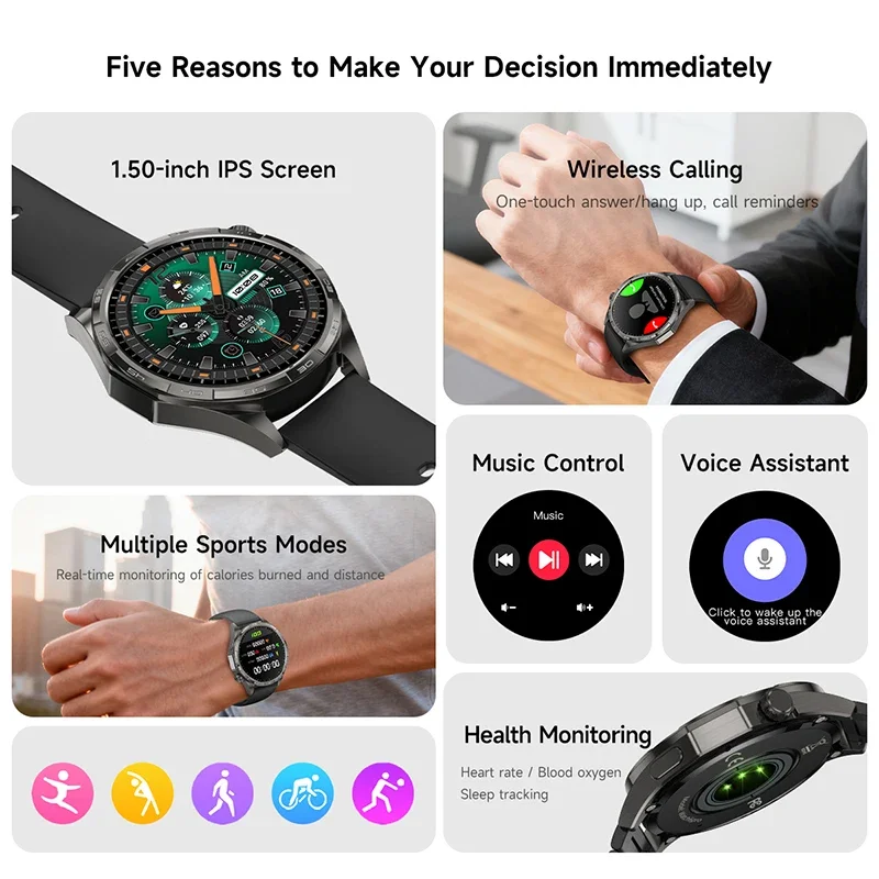 Nuovo Smart Watch da esterno d - Smartwatch Watches For Men With Gps recensione e prezzo