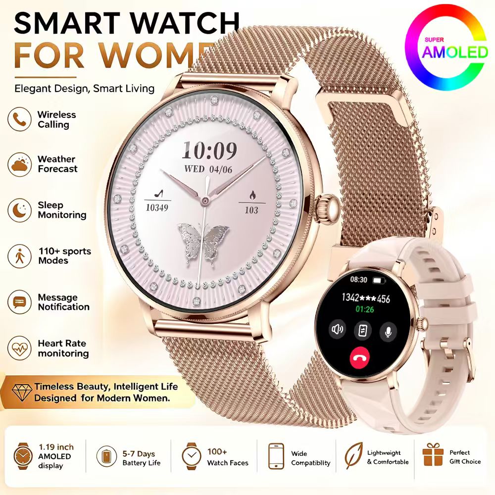 Modello 2026 di smartwatch ele - Smartwatch Stylish Watches For Women recensione e prezzo