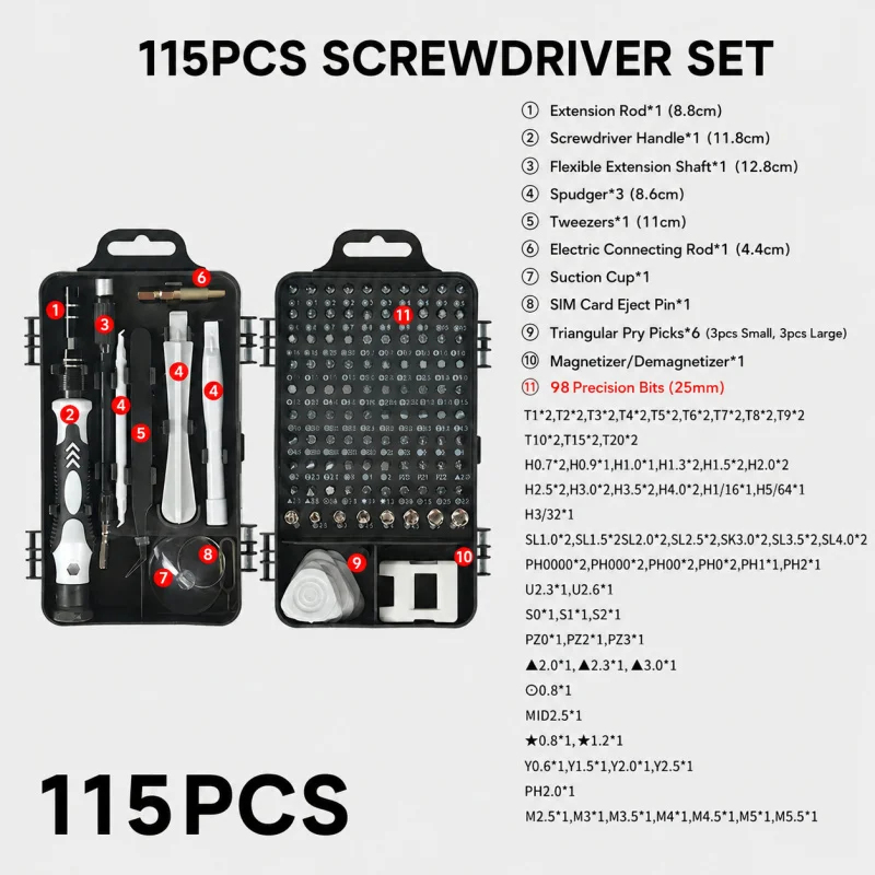 Set di cacciaviti magnetici po - Watchmaker Screwdriver recensione e prezzo