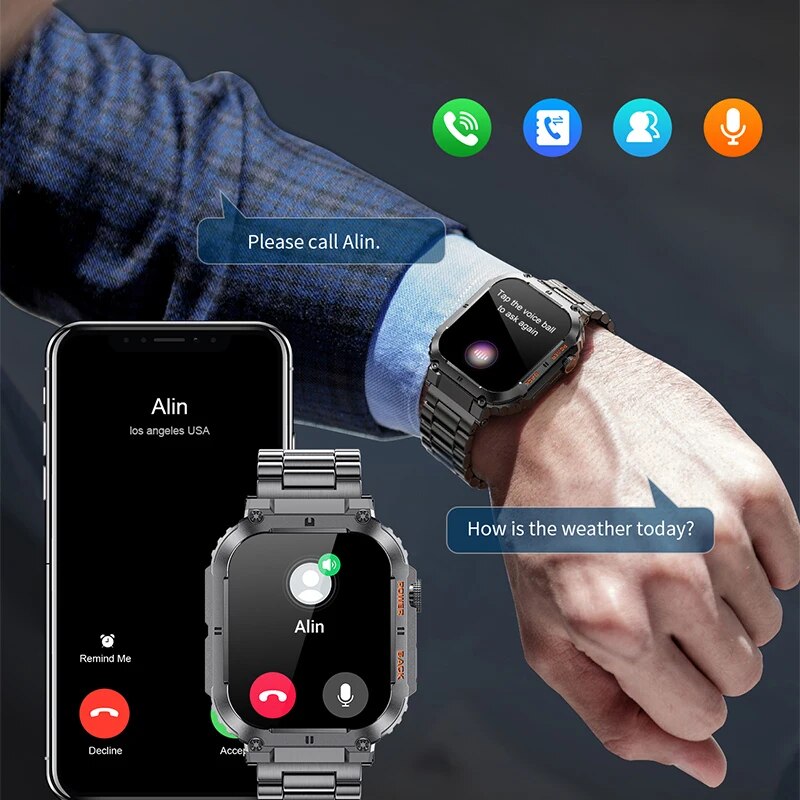 LIGE Outdoor Sports Fitness Sm - Smartwatch Watches For Mens recensione e prezzo