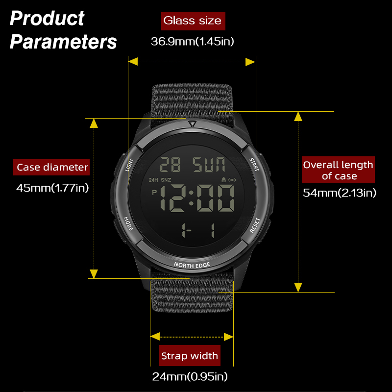 NORTH EDGE 2025 TERRAX Orologi - Smartwatch Digital Watches For Men recensione e prezzo