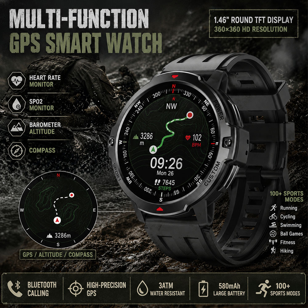 NUOVO Smartwatch GPS Militare  - Timex Watches Smartwatch recensione e prezzo