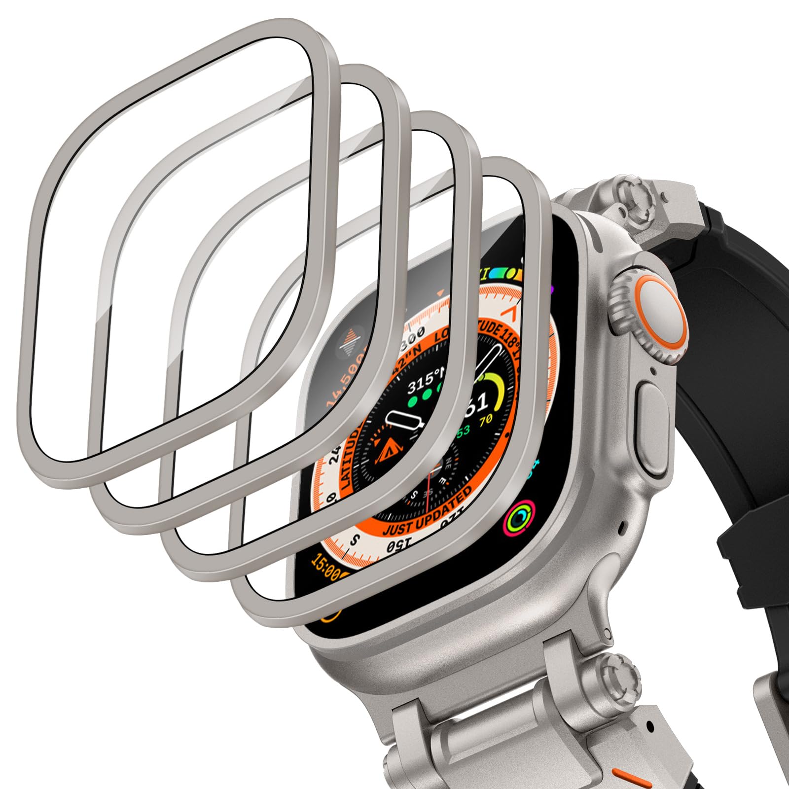 Aluminium Alloy Case+Tempered  - Smartwatch Watches For Mens recensione e prezzo