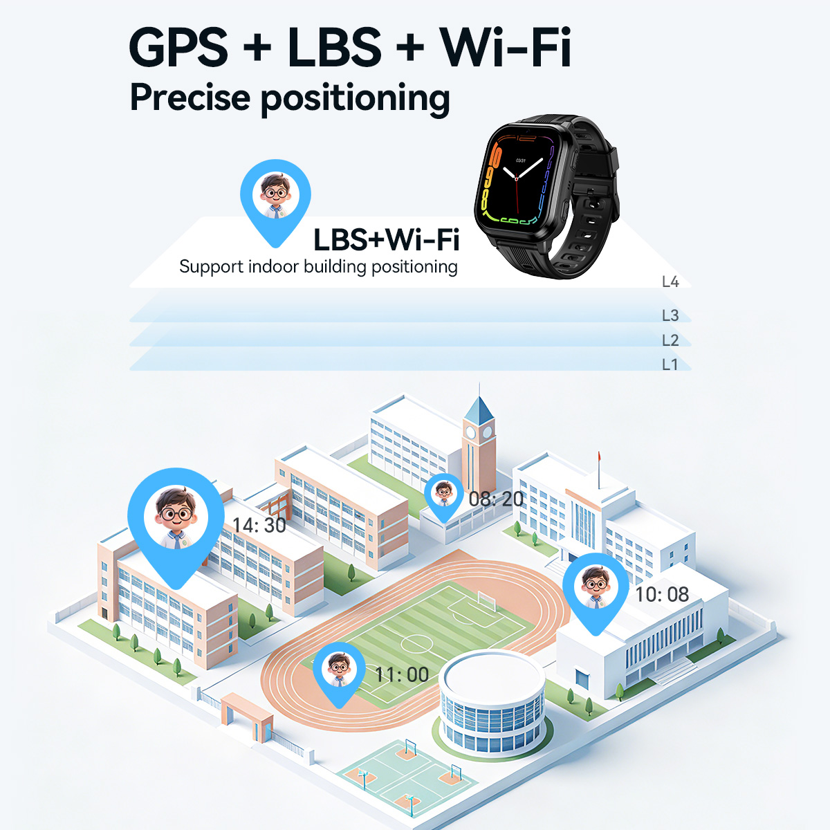 HOCO Y108 Smartwatch per bambi - Smartwatch Watches For Kid Boy recensione e prezzo